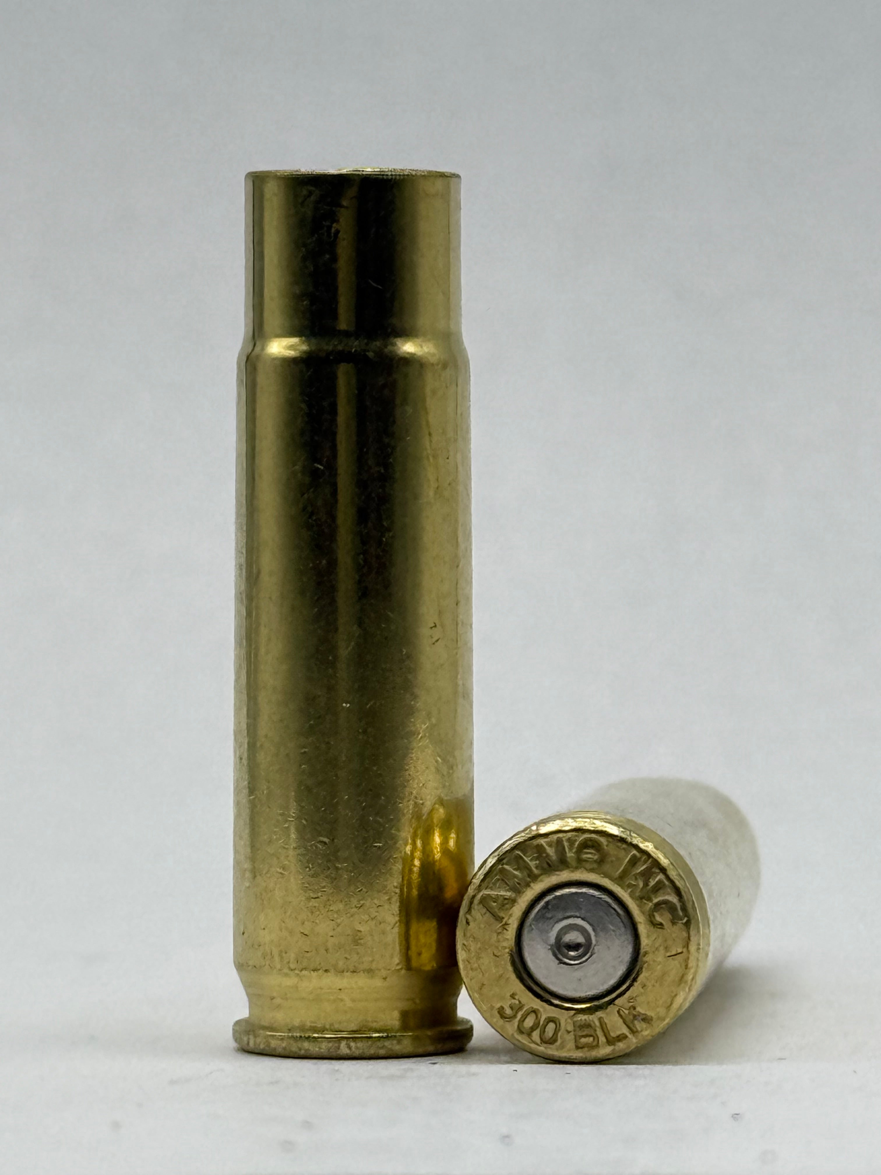 .300 BLK OUT Cleaned & Polished Brass Cases