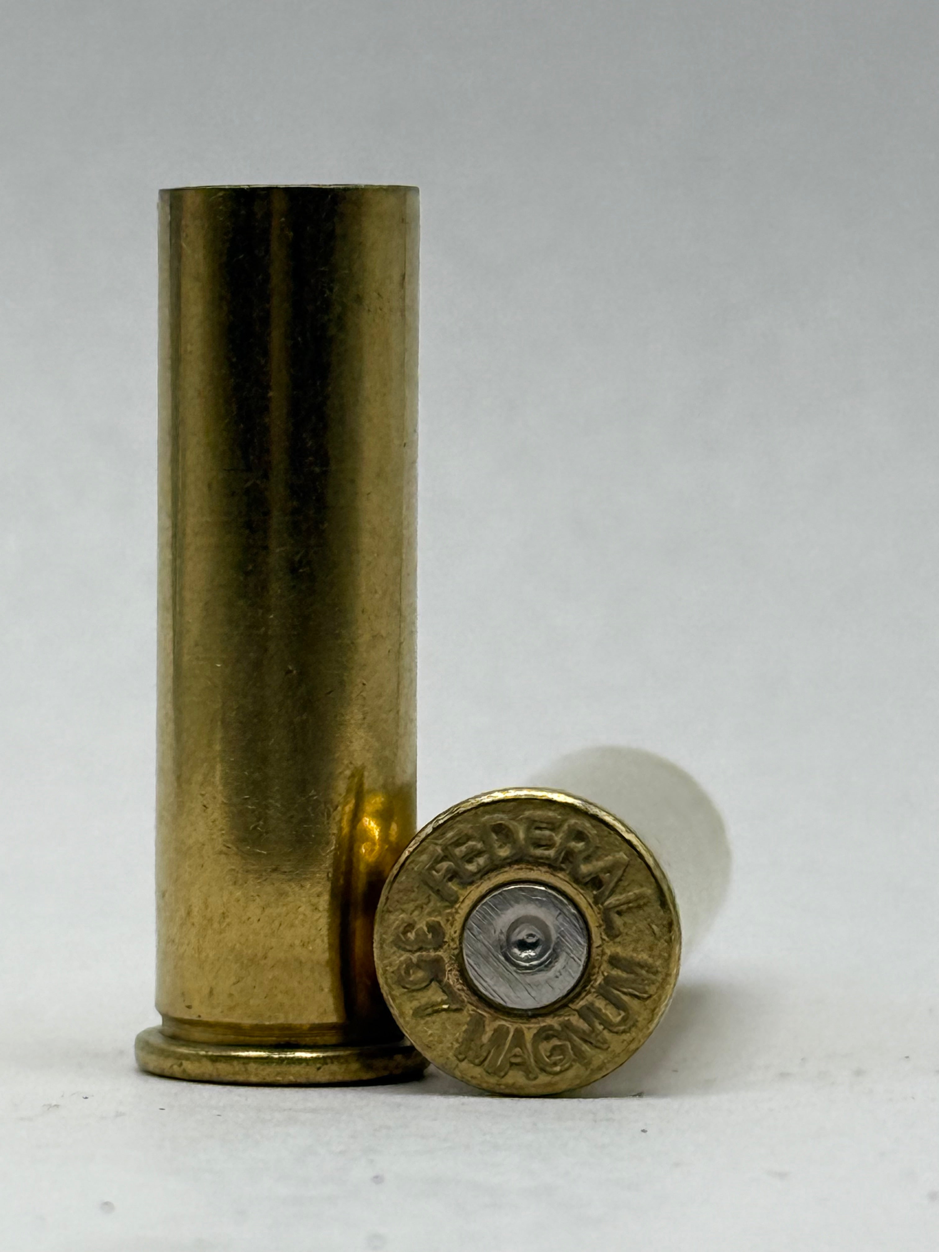 .357 Magnum Cleaned & Polished Brass Cases